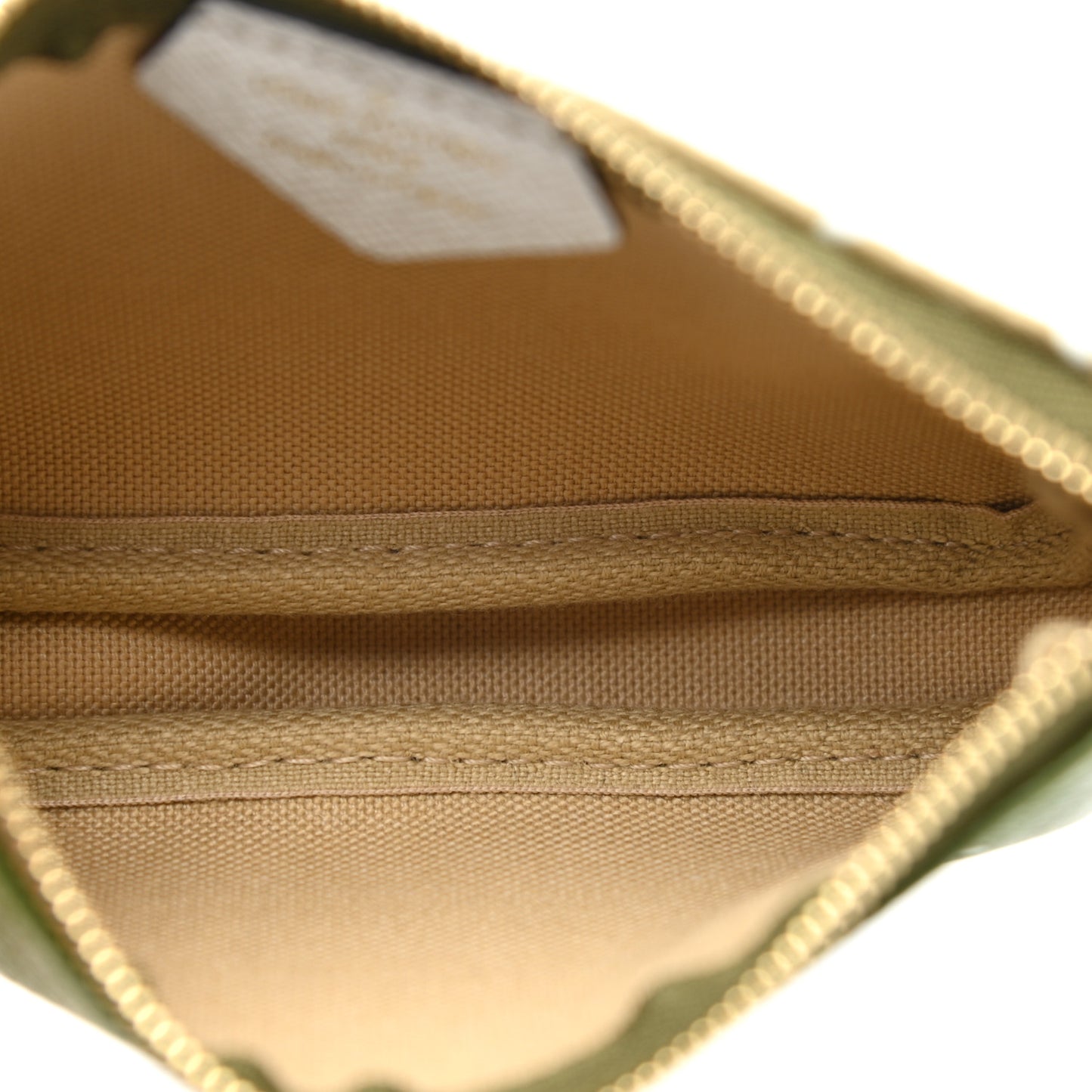 Monogram Giant Micro Pochette Accessories Kaki White