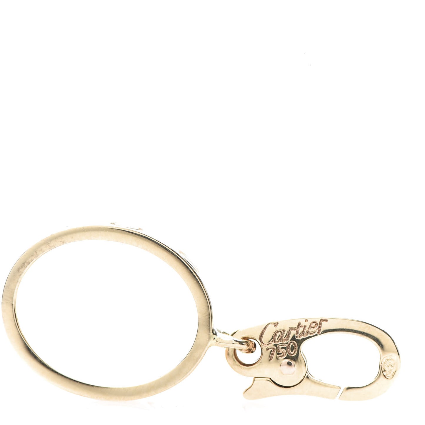 18K Yellow Gold LOVE Ring Charm
