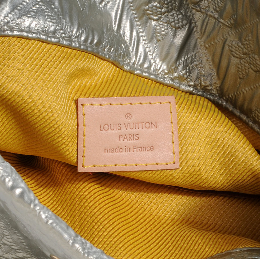 Jacquard Quilted Monogram Limelight Clutch GM Perle