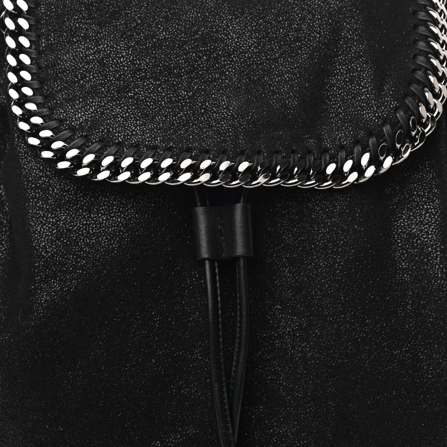 Stella McCartney Shaggy Deer Falabella Backpack Black 6 of 8