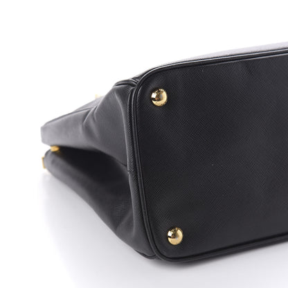 Prada Saffiano Medium Galleria Double Zip Tote Black 6 of 9