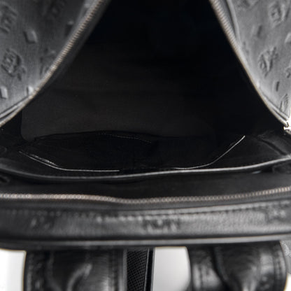 MCM Calfskin Ottomar Monogram Duke Backpack Black 5 of 8
