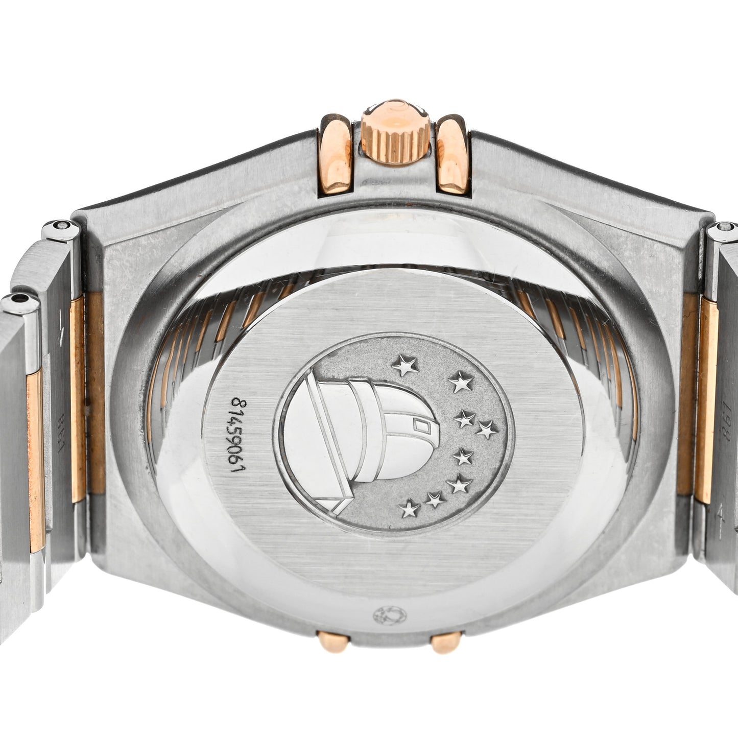 Stainless Steel 18K Red Gold Diamond 35mm Constellation Automatic Watch Brown 1301.60.00