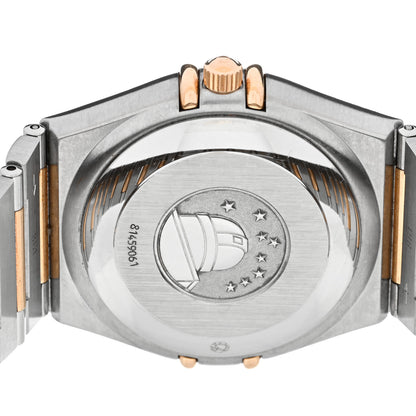 Omega Stainless Steel 18K Red Gold Diamond 35mm Constellation Automatic Watch Brown 1301.60.00 4 of 5