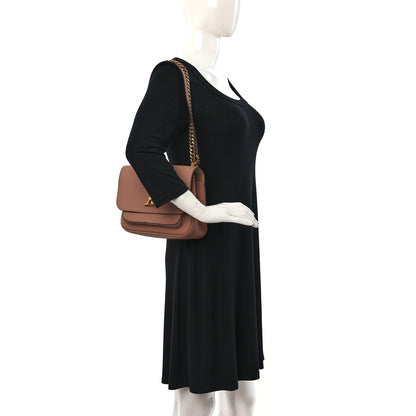 Louis Vuitton Grained Calfskin Lockme Chain Bag PM Rose Silk 2 of 9
