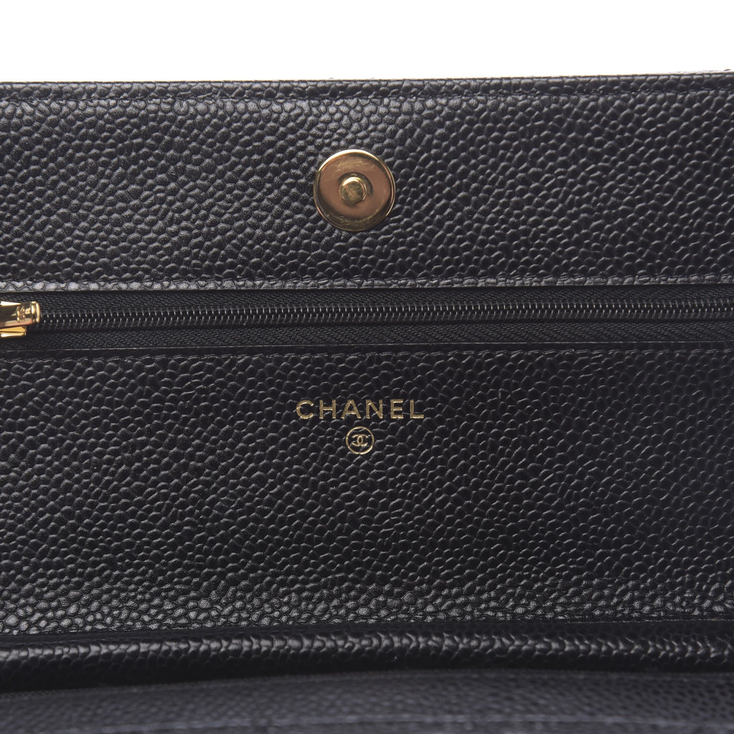 Chanel Caviar Quilted Wallet On Chain WOC Black 6 of 12