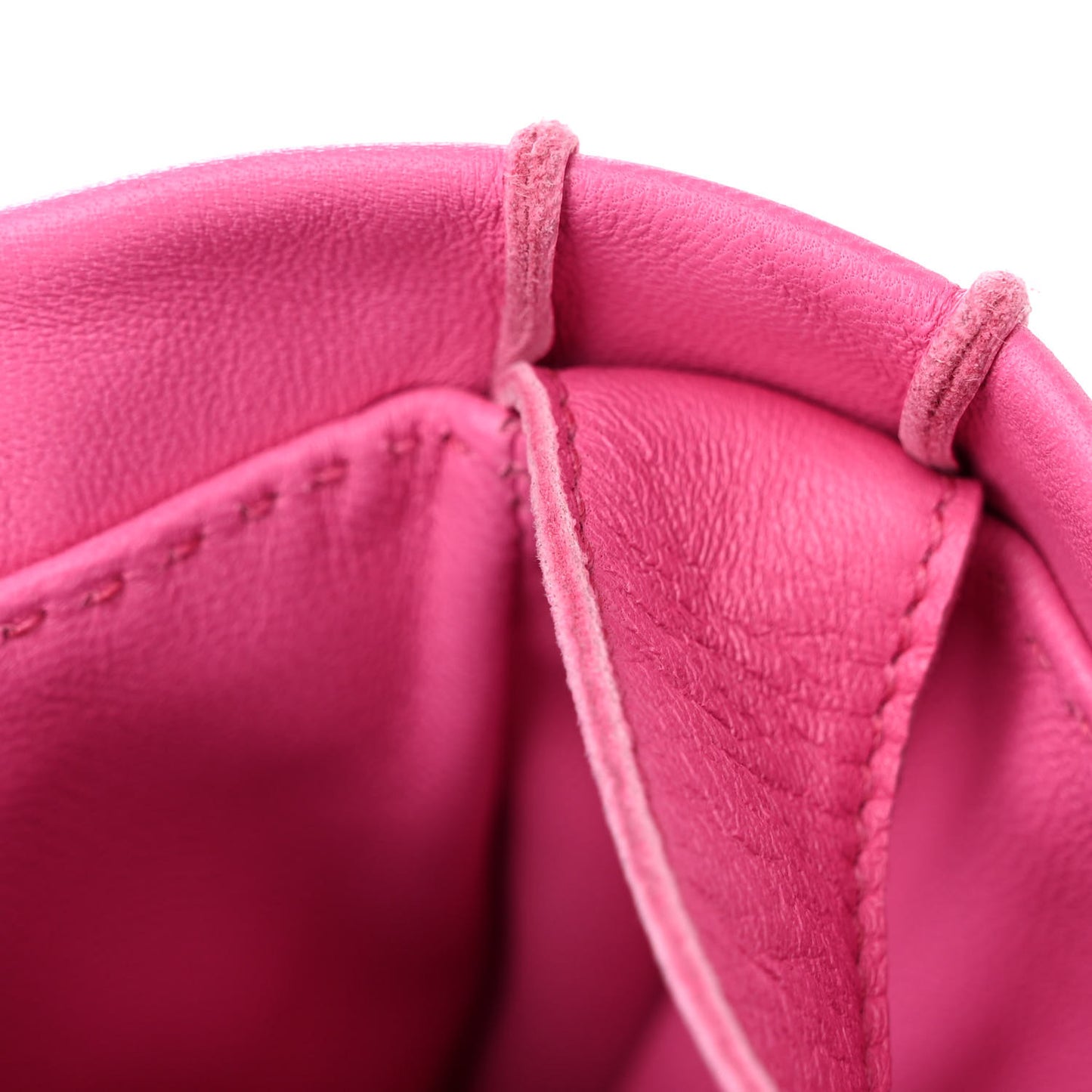 Lambskin Clou De Selle Pouch Rose Tyrien