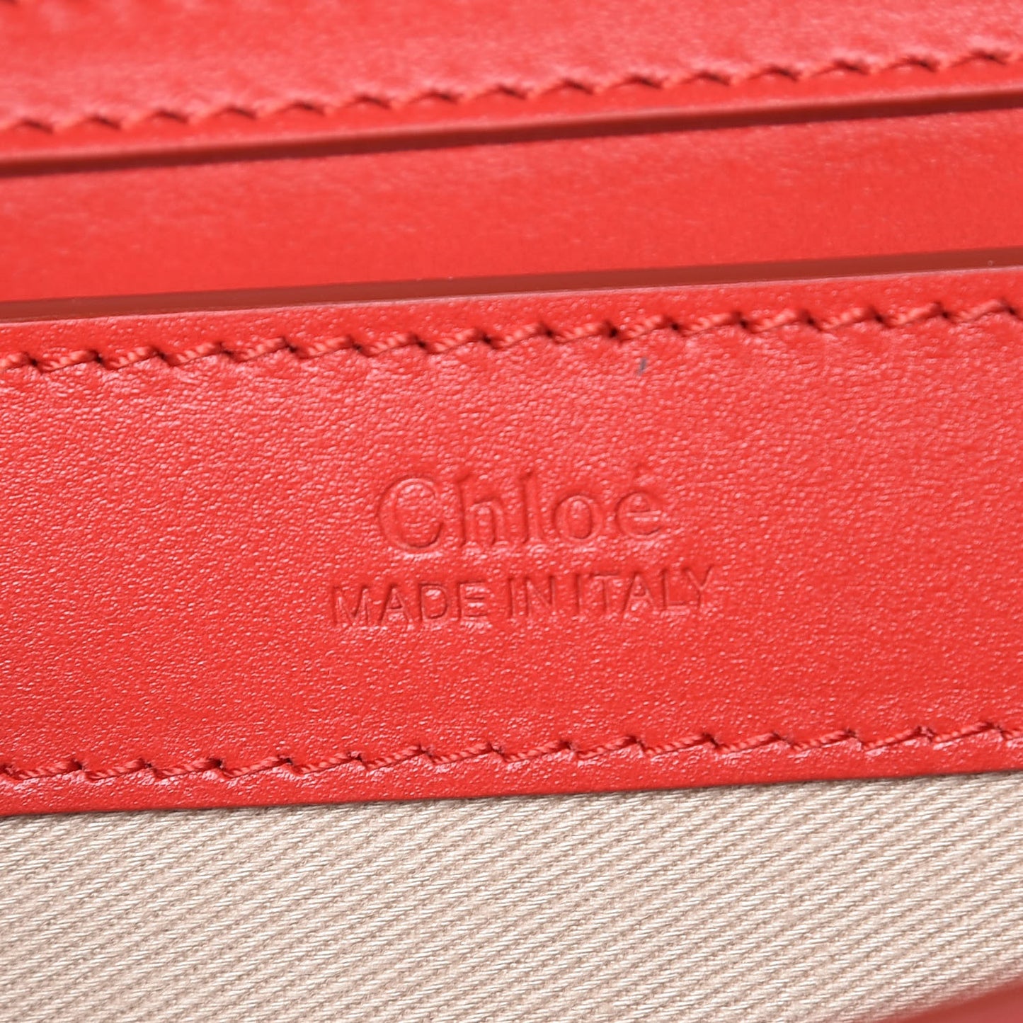 Calfskin Suede C Clutch With Chain Plaid Red