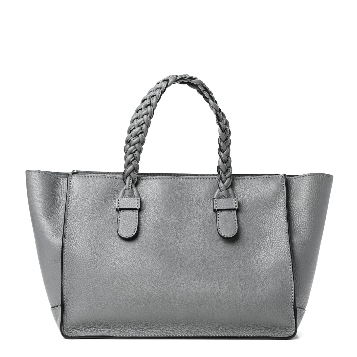 Grained Calfskin Small To Be Cool Tote Grigio Perla