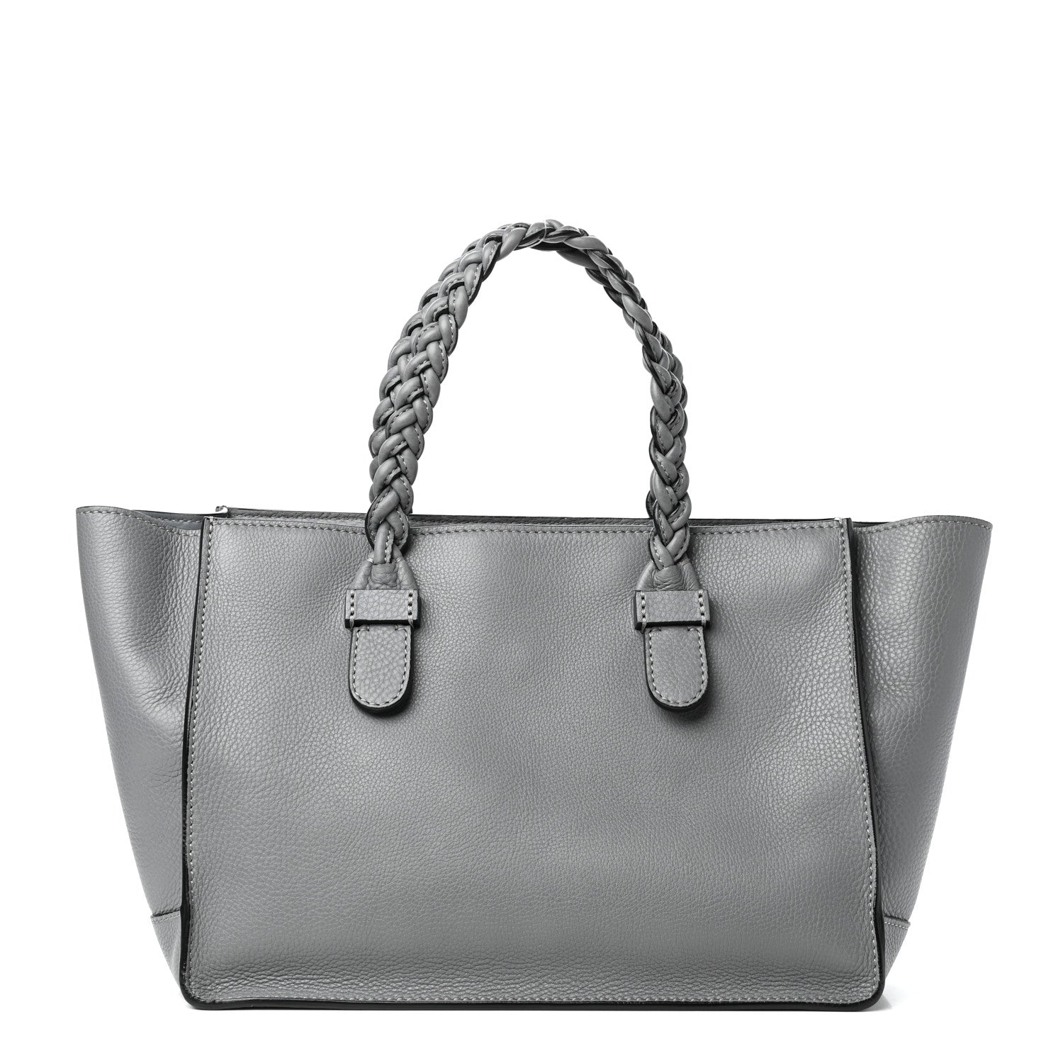 Valentino Garavani Grained Calfskin Small To Be Cool Tote Grigio Perla 1 of 10