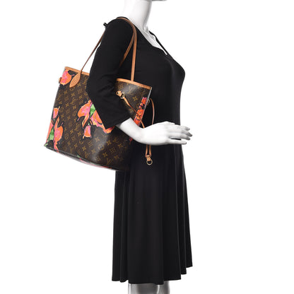 Louis Vuitton Monogram Roses Neverfull MM 2 of 21
