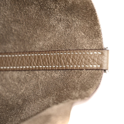 Hermes Taurillon Clemence Picotin Lock 22 MM Etoupe 7 of 10