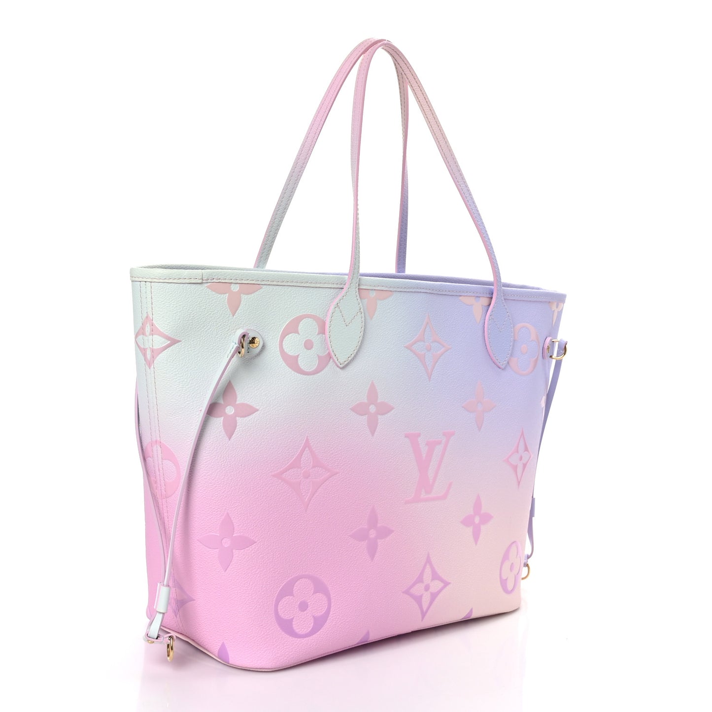 Monogram Giant Spring In The City Neverfull MM Sunrise Pastel