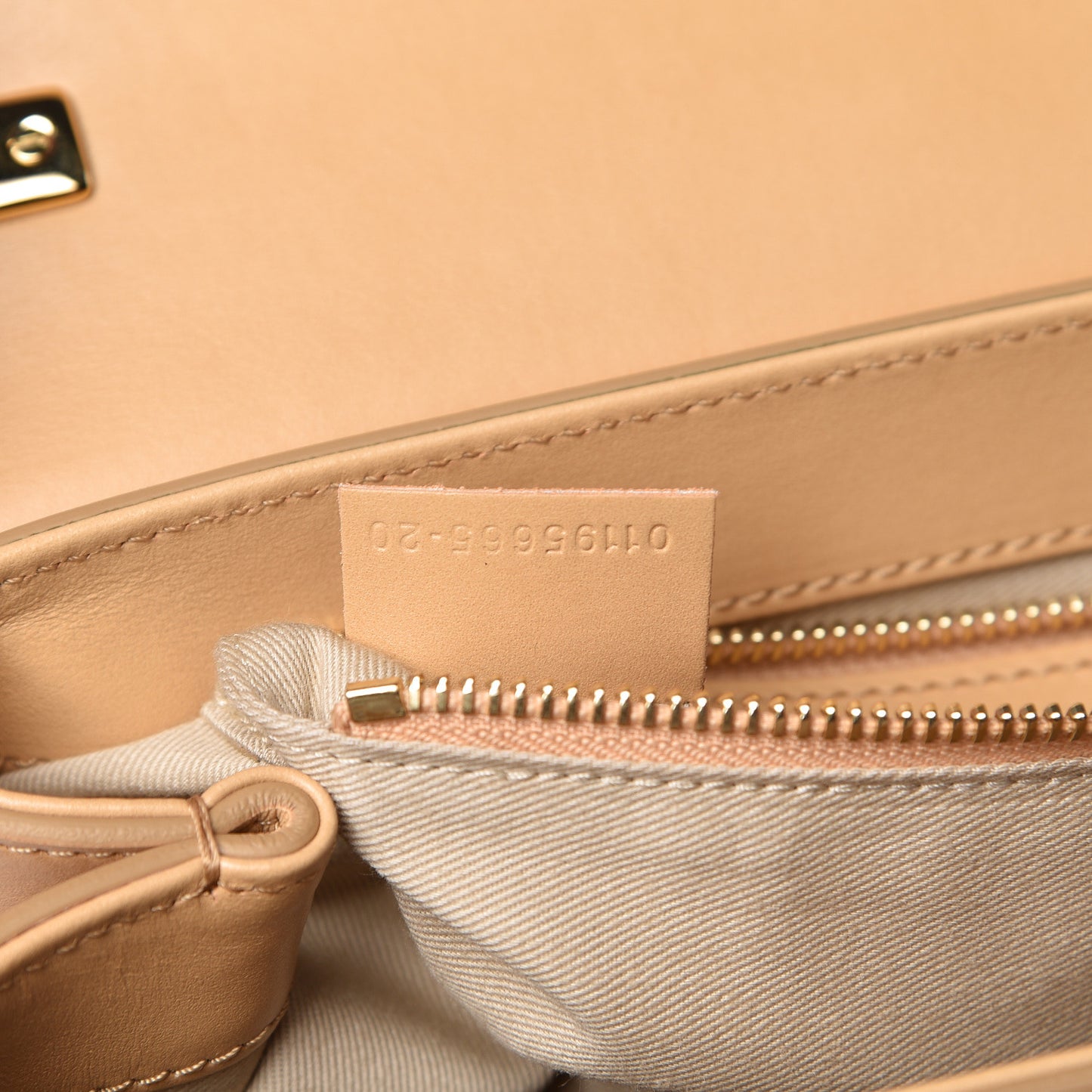 Calfskin C Double Carry Bleached Brown