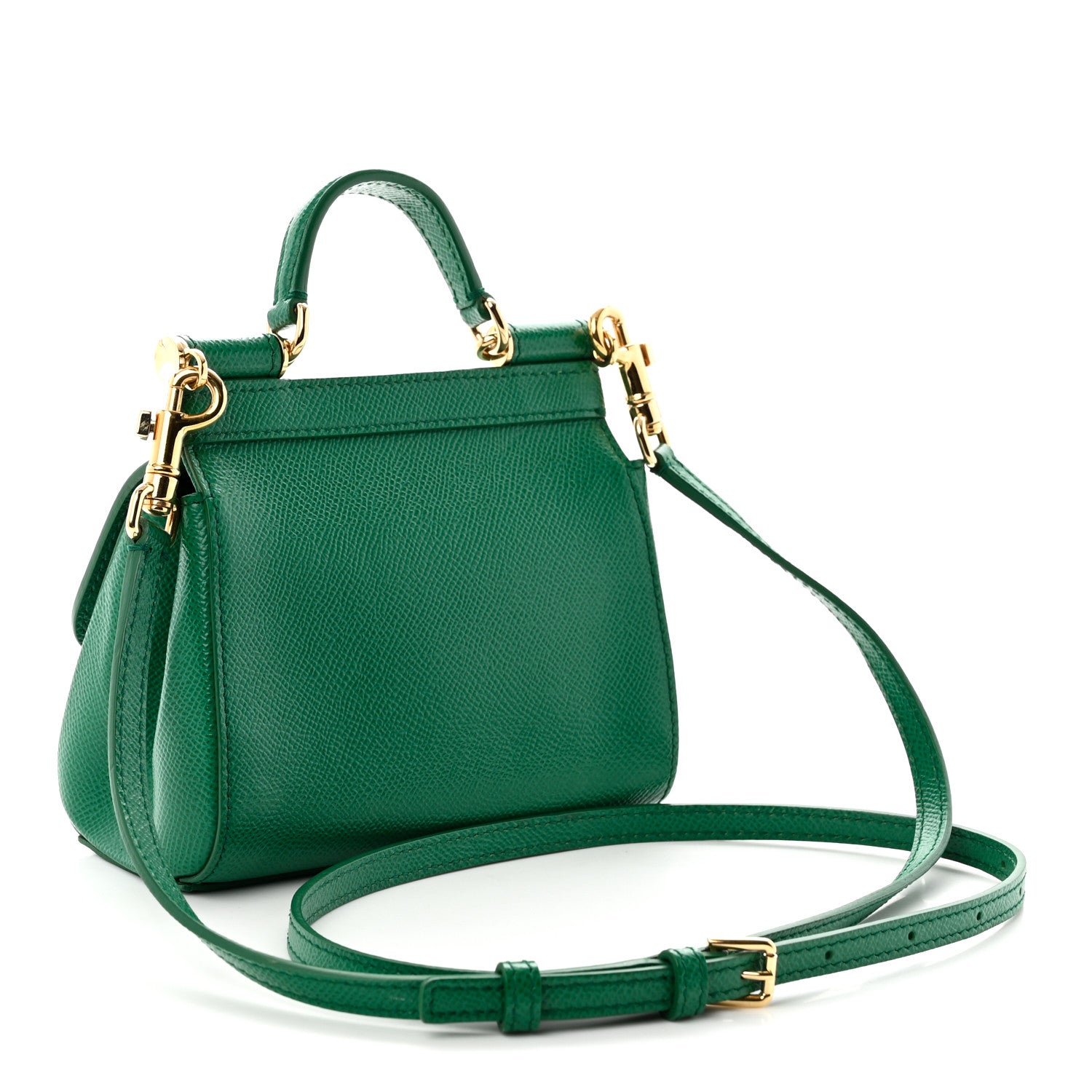 Dolce & Gabbana Dauphine Micro Miss Sicily Satchel Green 3 of 9