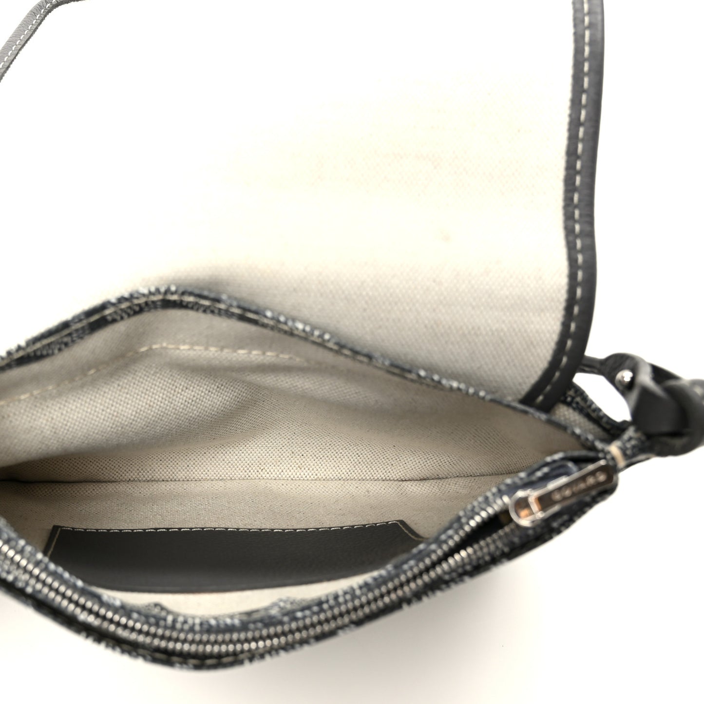 Goyardine Plumet Wallet Clutch Grey