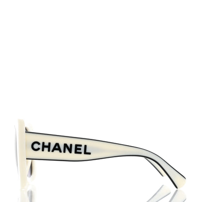 Chanel Acetate Sunglasses 71414A White 3 of 8