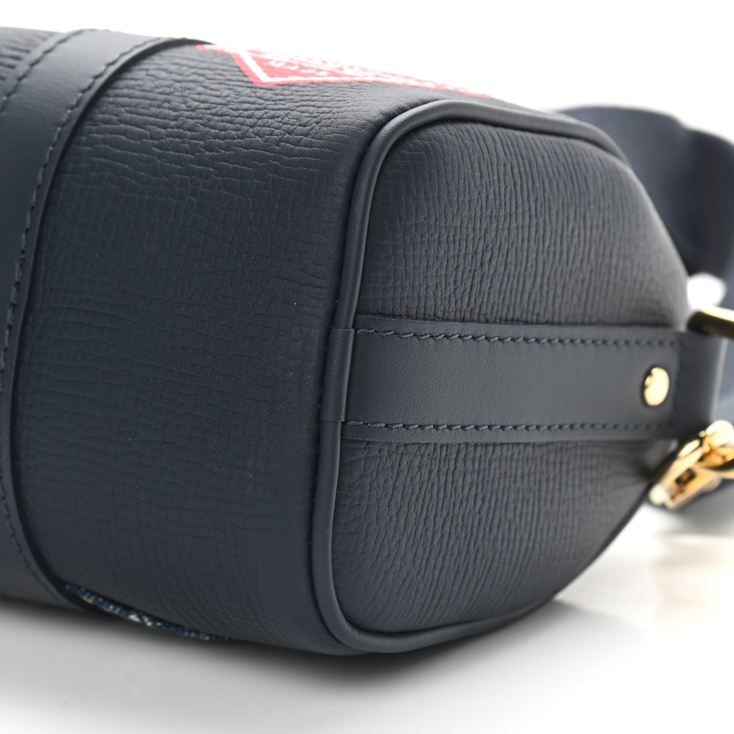 Taurillon Monogram Denim Drip Keepall XS Blue