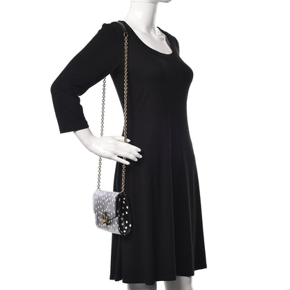 Dolce & Gabbana Dauphine Polka Dot Print Shoulder Bag Black 2 of 8