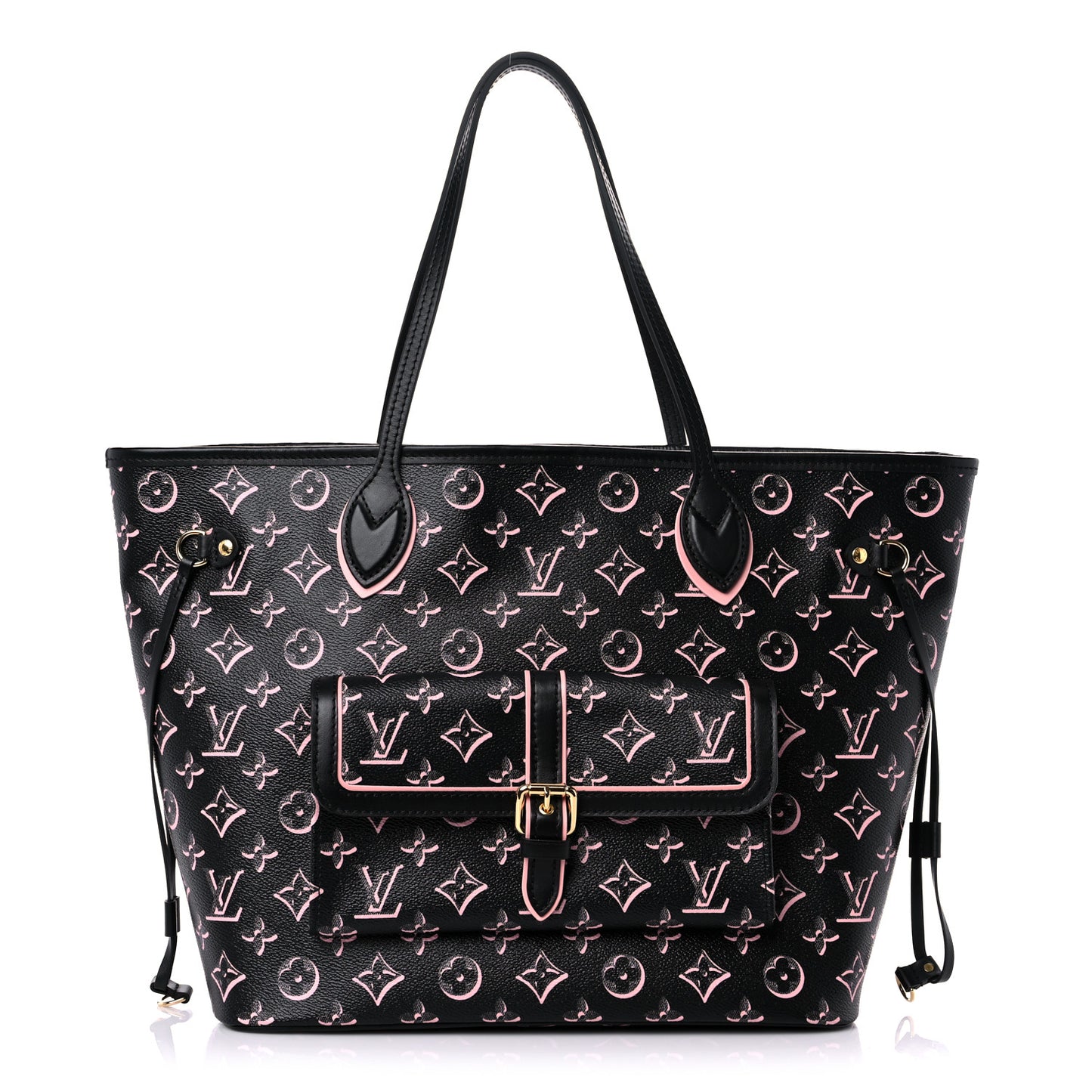 Monogram Fall For You Neverfull MM Black