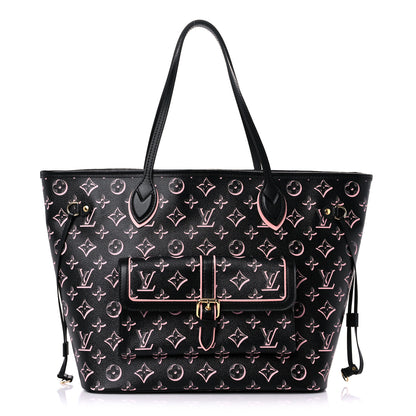 Louis Vuitton Monogram Fall For You Neverfull MM Black 1 of 8