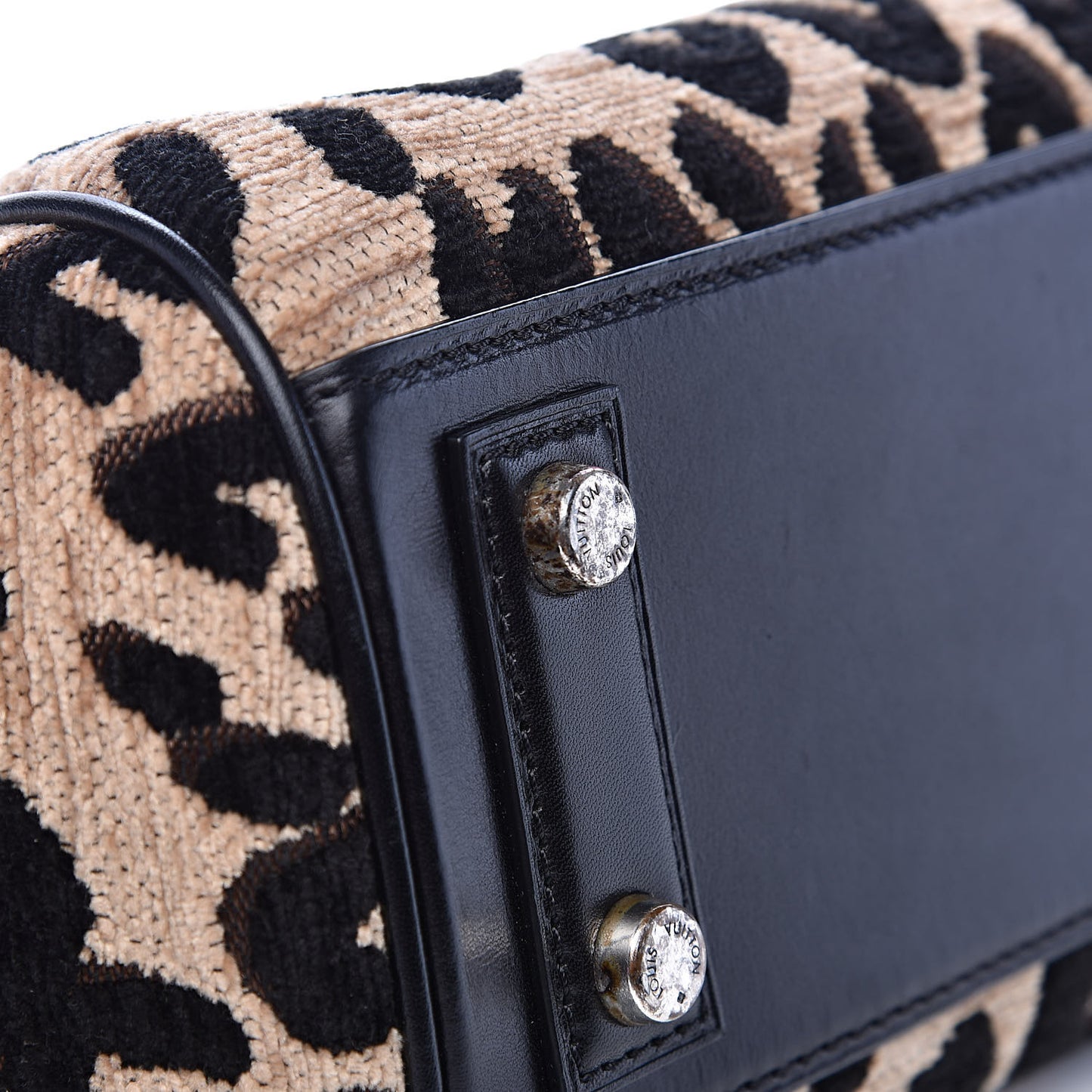 Jacquard Velvet Leopard Print Stephen Sprouse Baby Bag