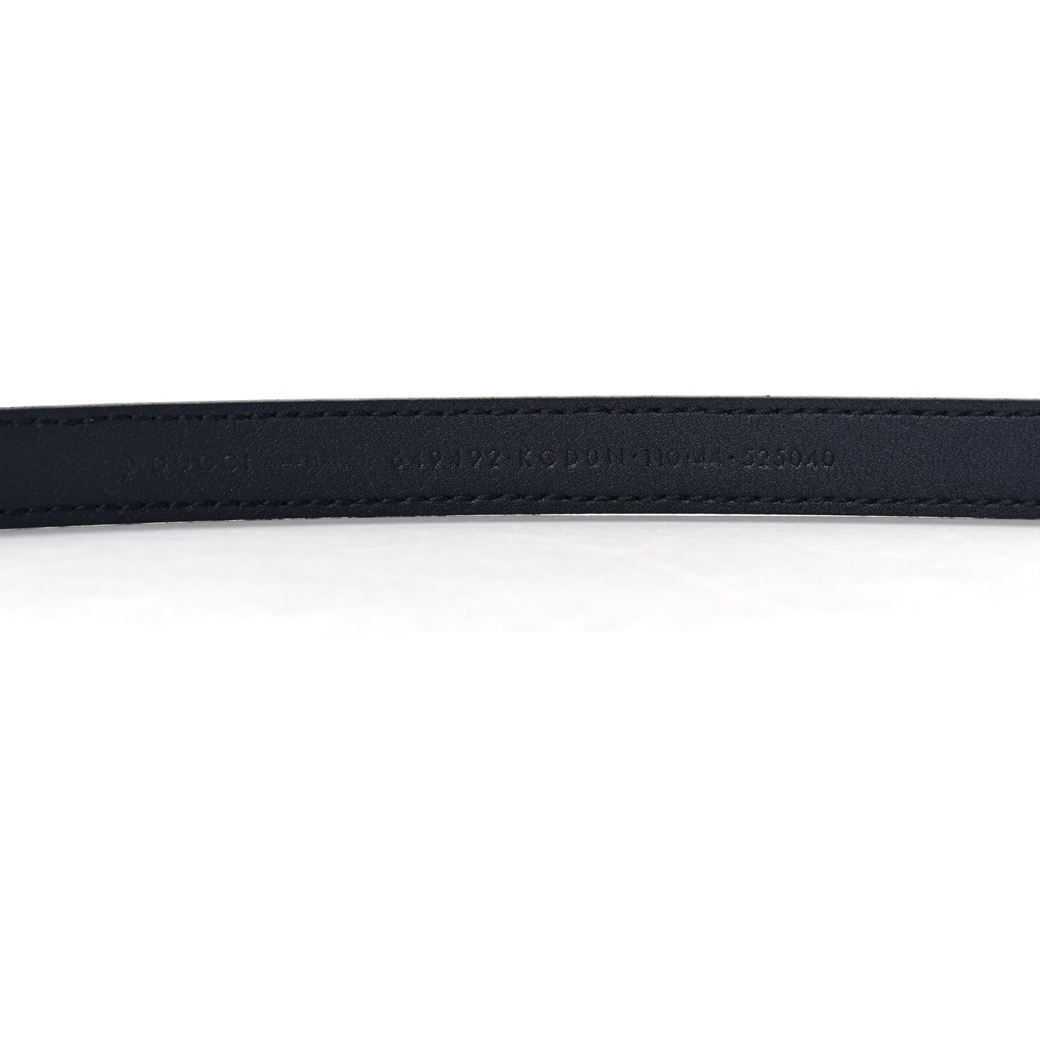 Gucci GG Supreme Monogram Jackie 1961 15mm Belt 110 44 Beige Blue 3 of 5