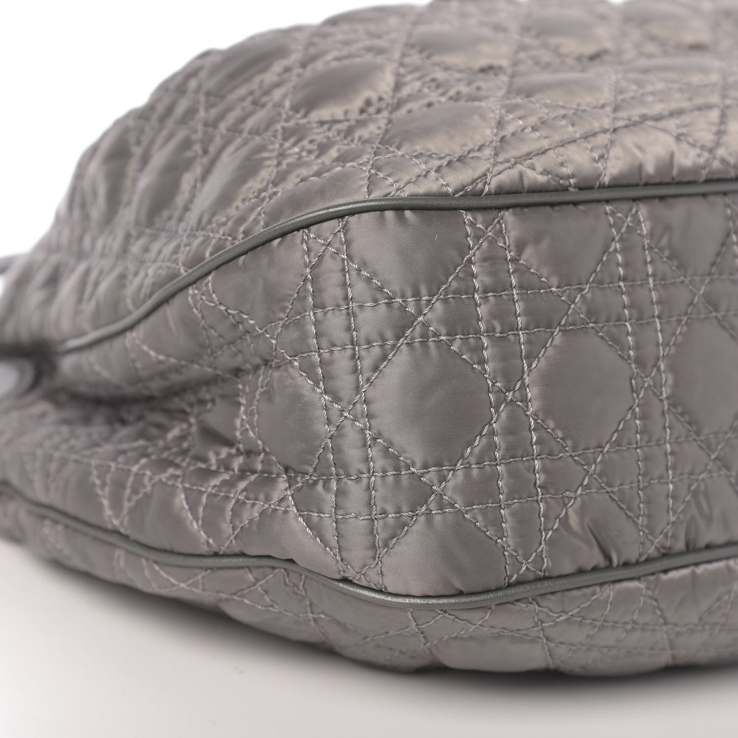 Satin Cannage Charming Hobo Grey