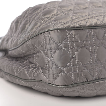Christian Dior Satin Cannage Charming Hobo Grey 7 of 11