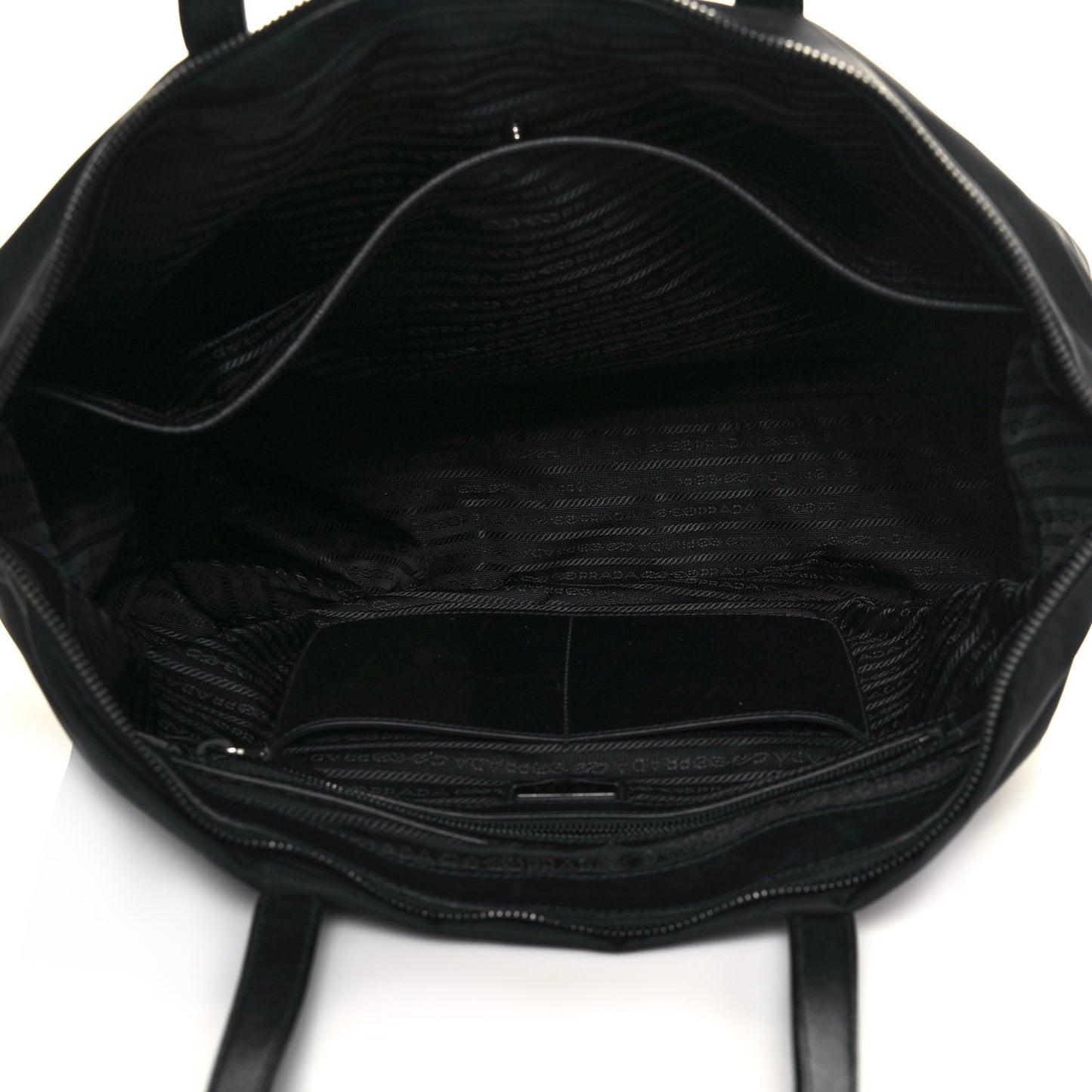 X JAMES JEAN Tessuto Nylon Patch Shopping Tote Black