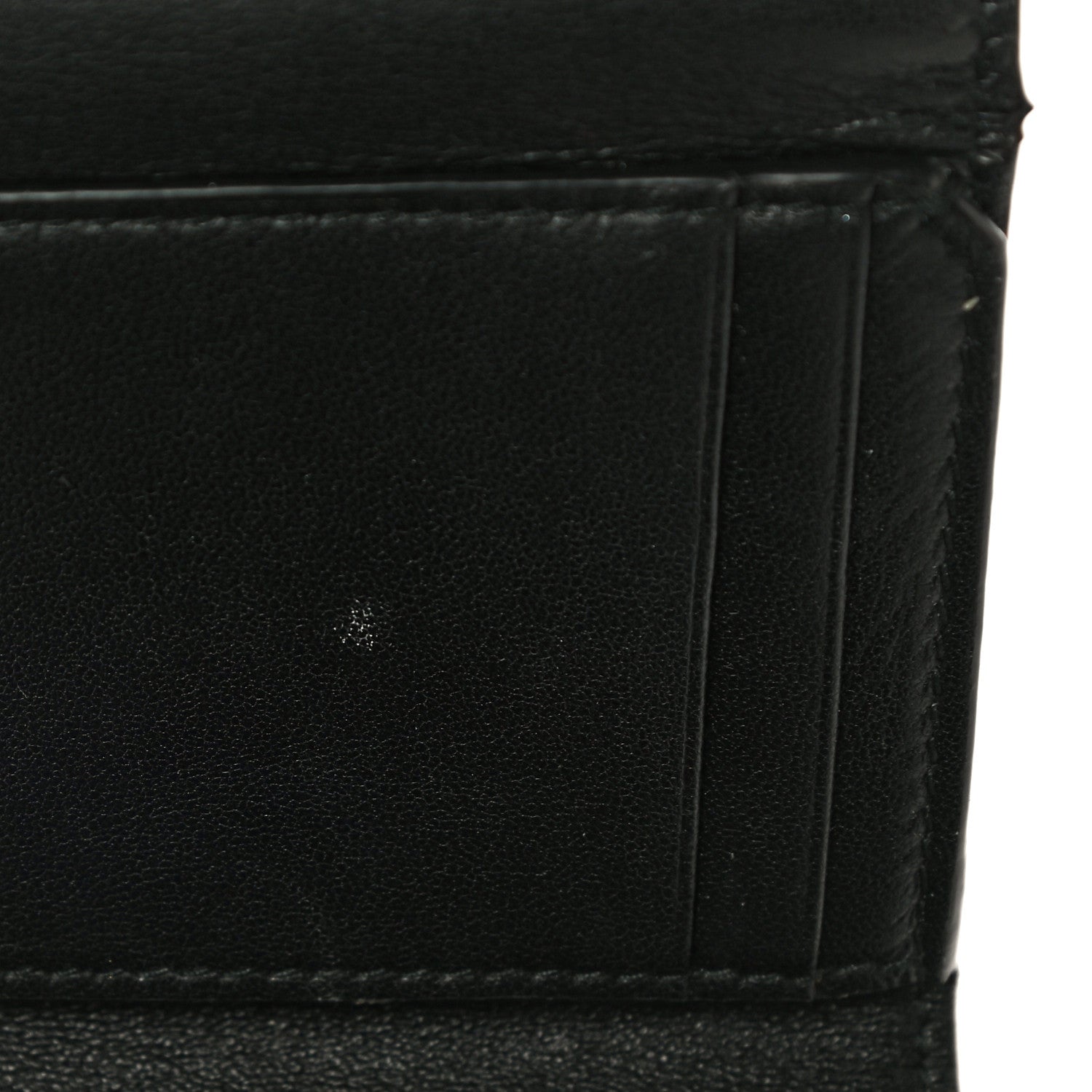 Christian Dior Lambskin Cannage Lady Dior Lotus Wallet Black 12 of 15