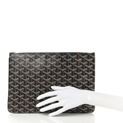 Goyard Goyardine Senat Pochette MM Black 2 of 7