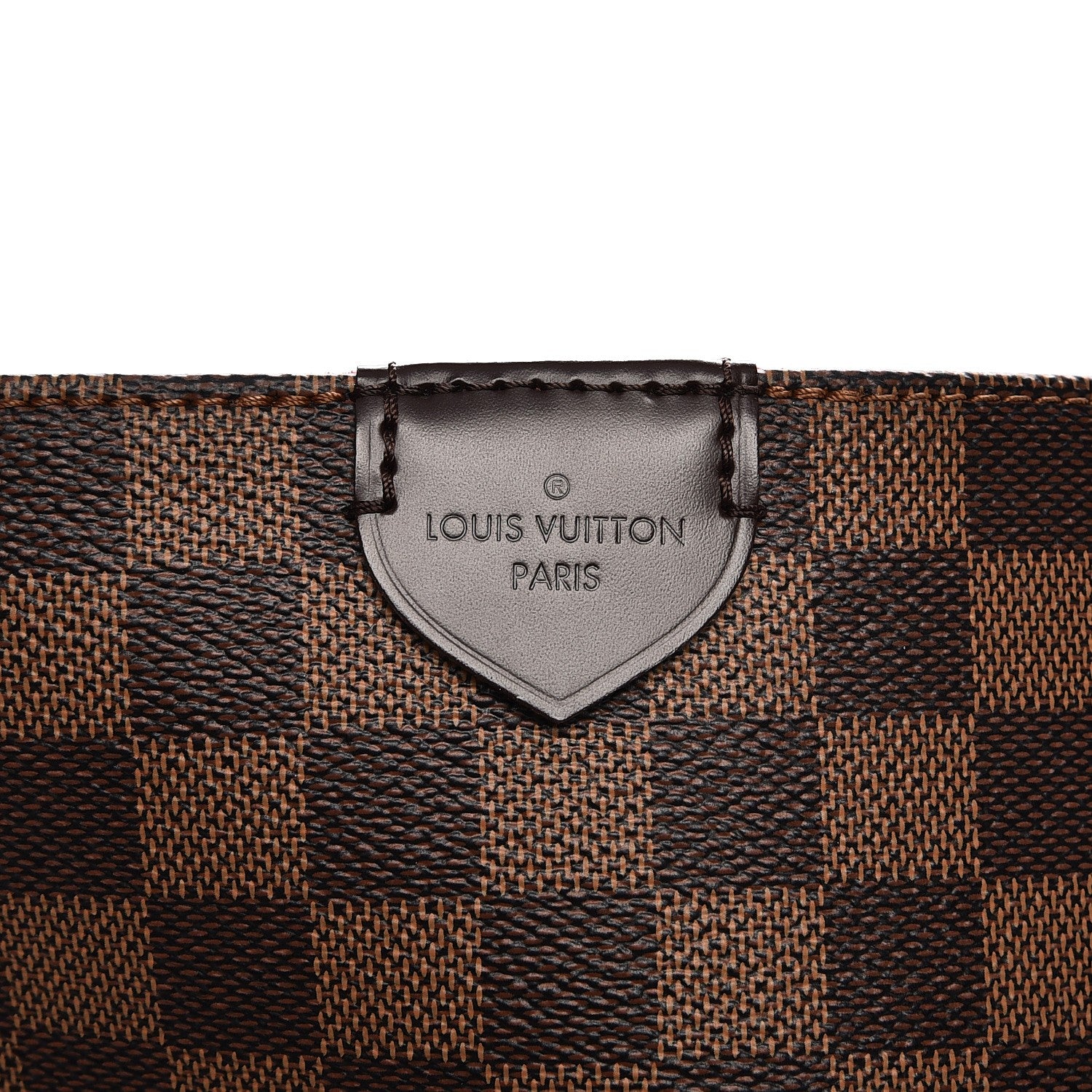 Louis Vuitton Damier Ebene Caissa Hobo Cherry 5 of 9