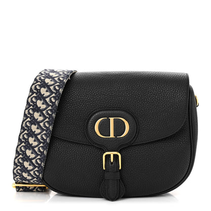 Christian Dior Grained Calfskin Large Bobby Flap Black 1 of 12