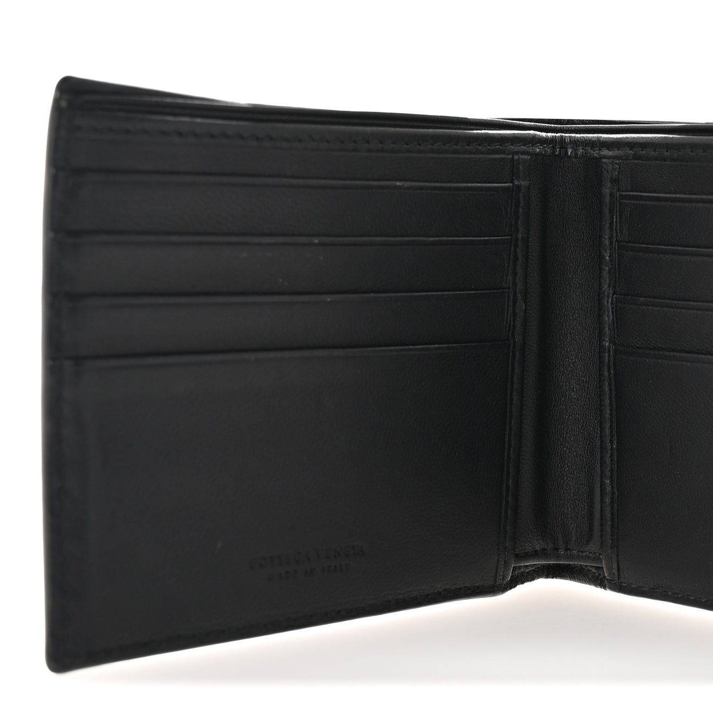 Crocodile Bi-Fold Wallet Black