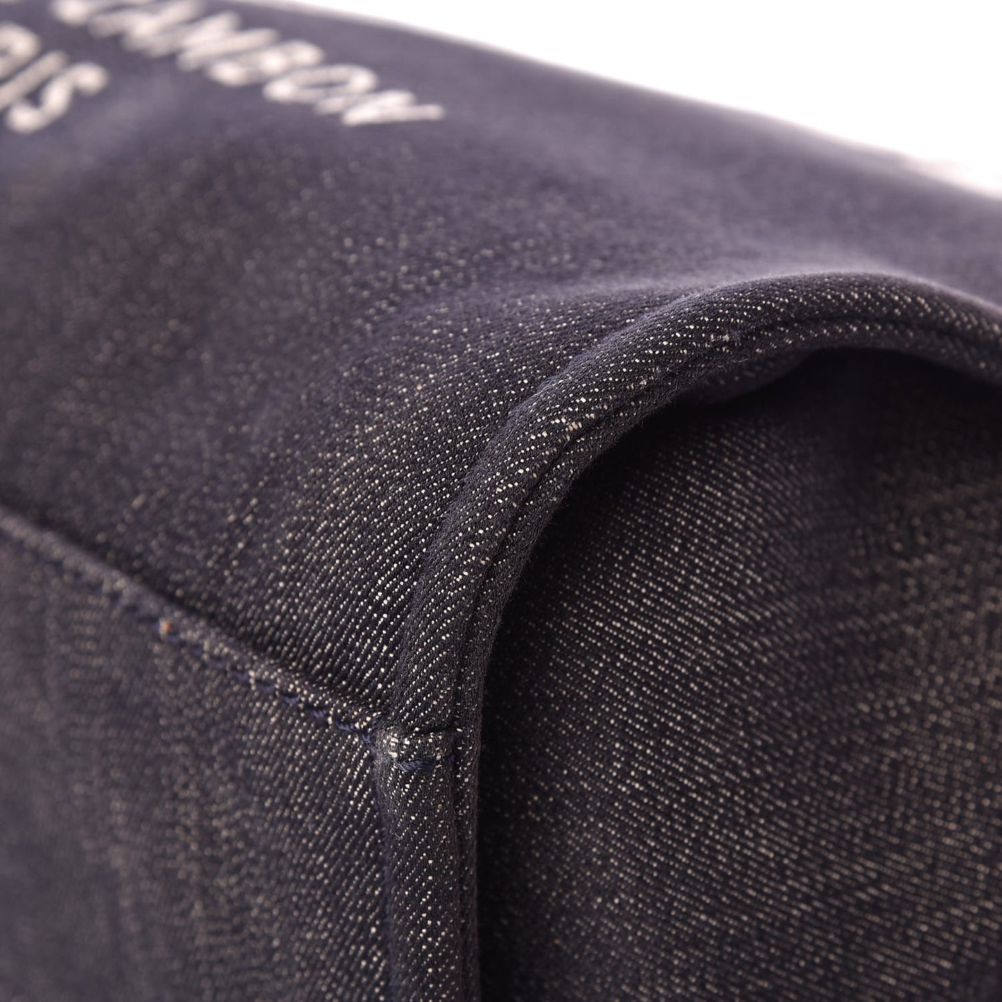 Denim Small Deauville Tote Dark Blue