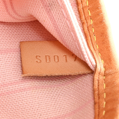 Louis Vuitton Damier Azur Neo Neverfull MM Rose Ballerine 8 of 12
