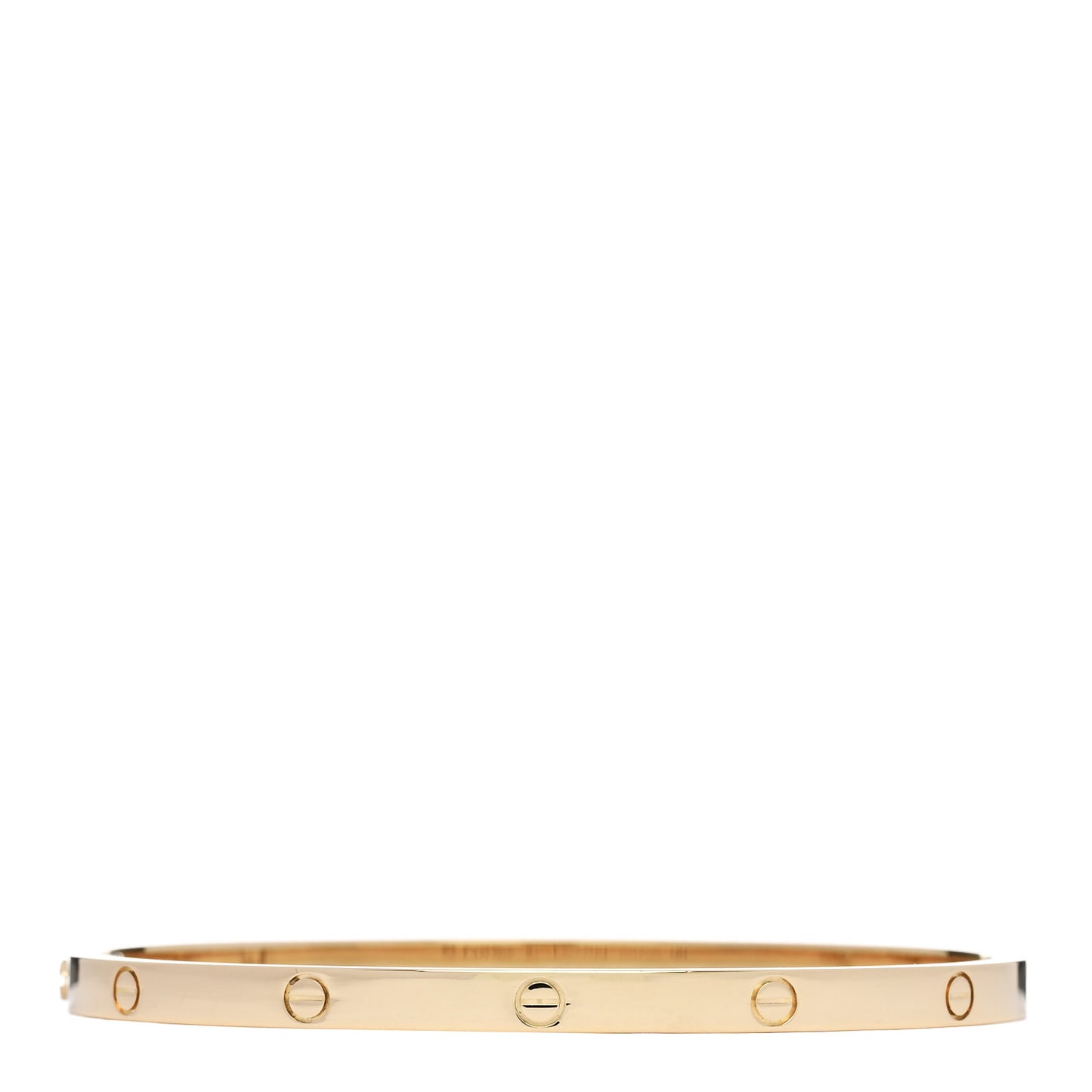 18K Yellow Gold Small LOVE Bracelet 16