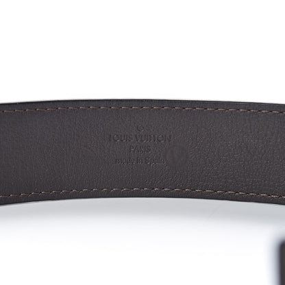 Louis Vuitton Calfskin LV Montana Belt 90 36 Black 5 of 7