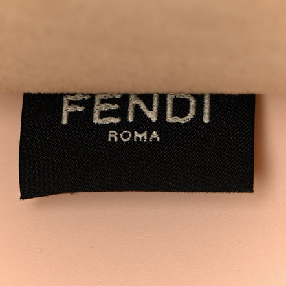 Fendi Vitello King Plexiglass Logo Embossed Medium Fendi Sunshine Shopper Tote Light Rose 7 of 13