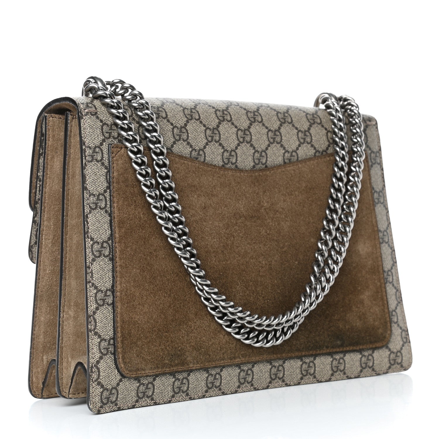 Gucci GG Supreme Monogram Medium Dionysus Shoulder Bag Taupe 2 of 5