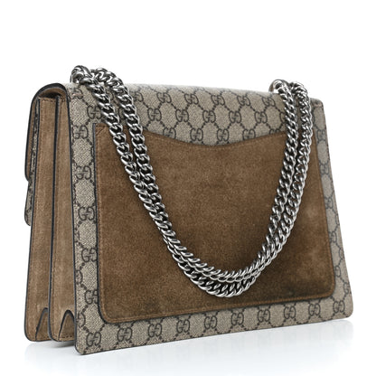 Gucci GG Supreme Monogram Medium Dionysus Shoulder Bag Taupe 2 of 5