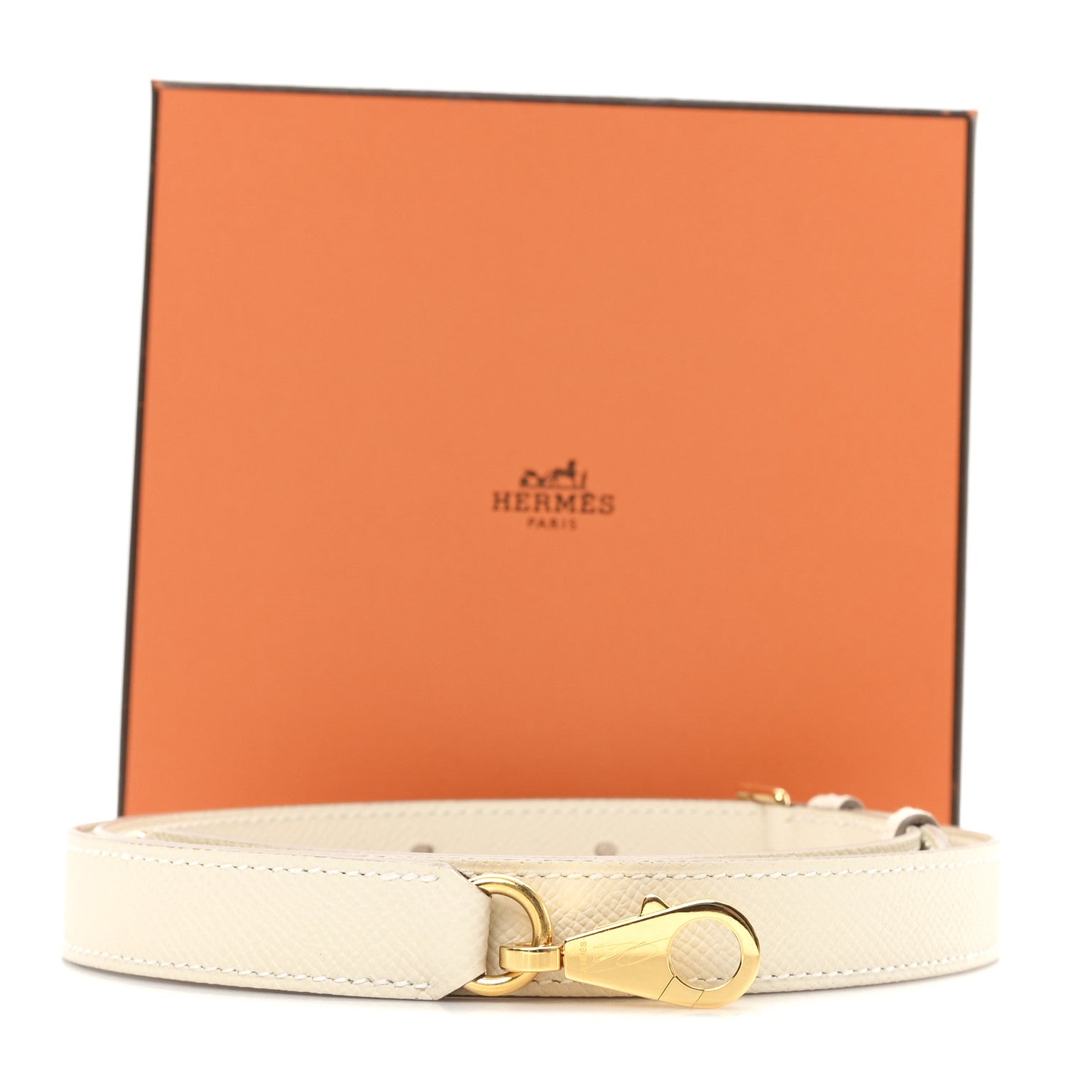 Hermes Epsom A-Strap Shoulder Strap Craie 5 of 5