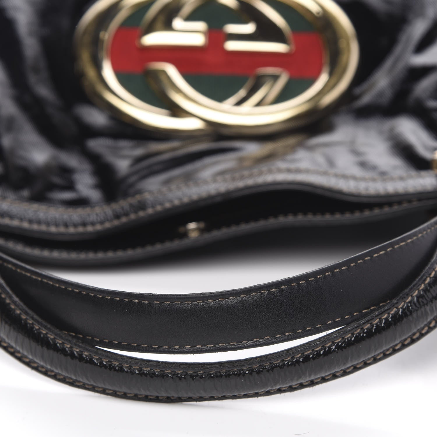 Gucci Dialux Medium Britt Tote Black 10 of 13