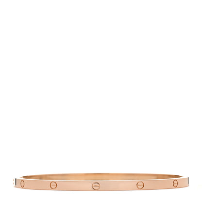 Cartier 18K Pink Gold Small LOVE Bracelet 19 2 of 6