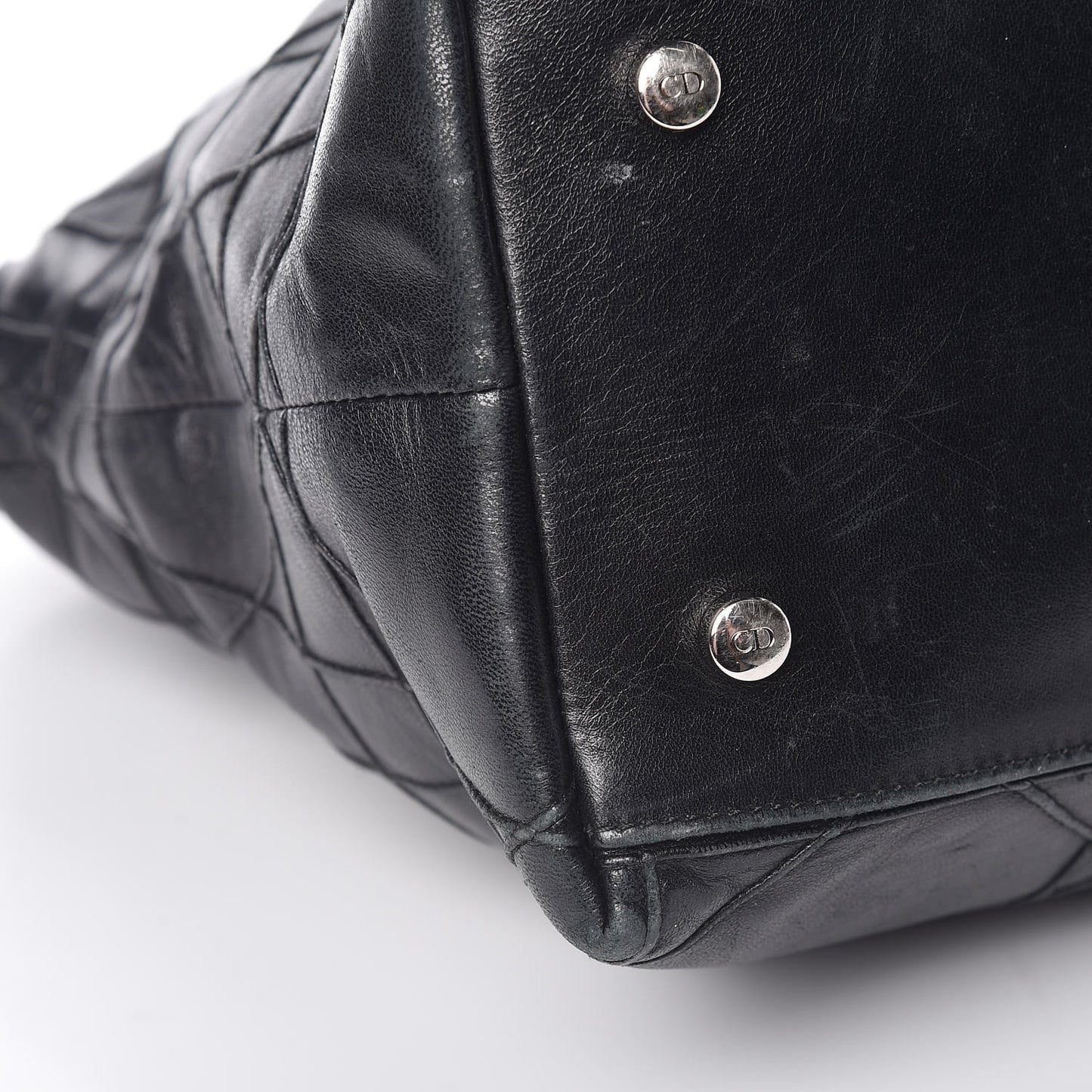 Lambskin Cannage Medium Granville Tote Black