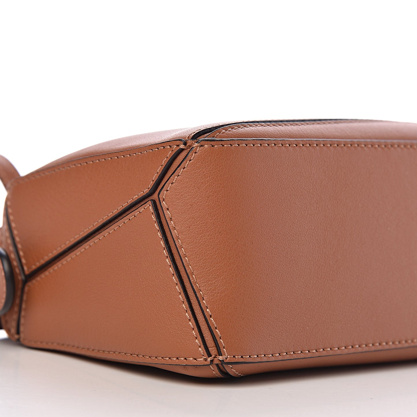 Calfskin Mini Puzzle Bag Tan
