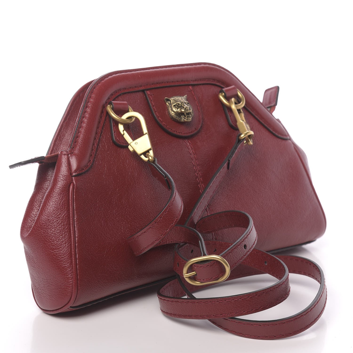 Gucci Piuma Lux Calfskin Small Re(Belle) Crossbody Bag Romantic Cerise 3 of 11