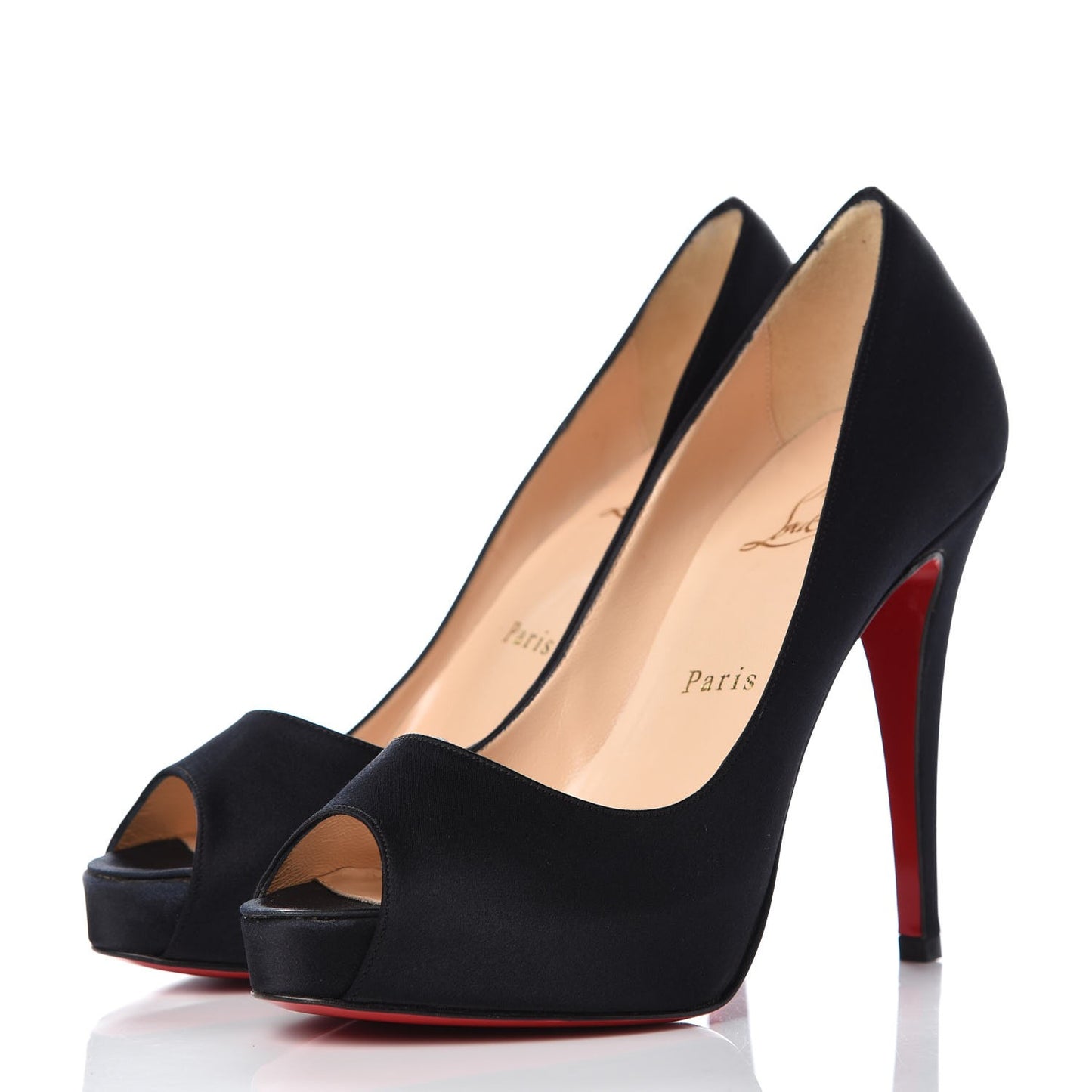 Satin Very Prive 120 Pumps 35.5 Black
