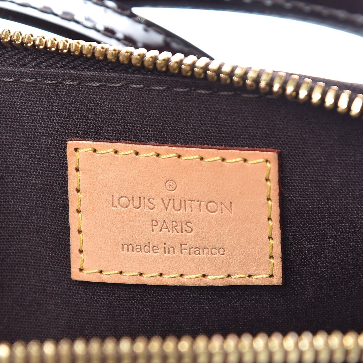 Louis Vuitton Vernis Alma BB Amarante 7 of 8
